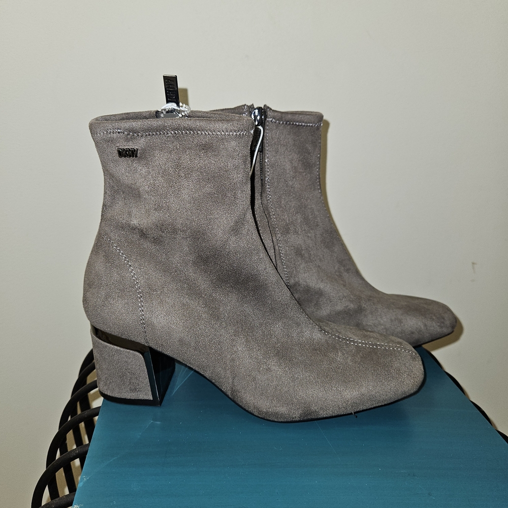 DKNY Women's Taupe Ankle Booties